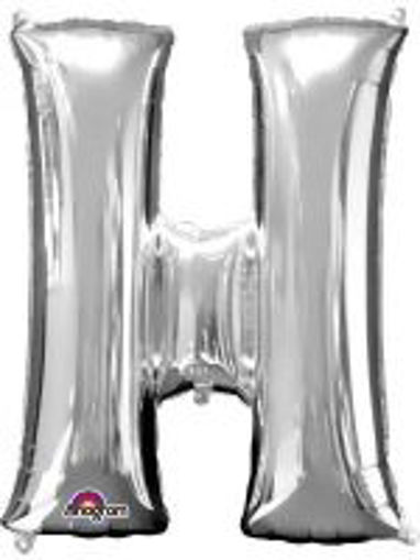 Picture of SILVER LETTER H FOIL BALLOON